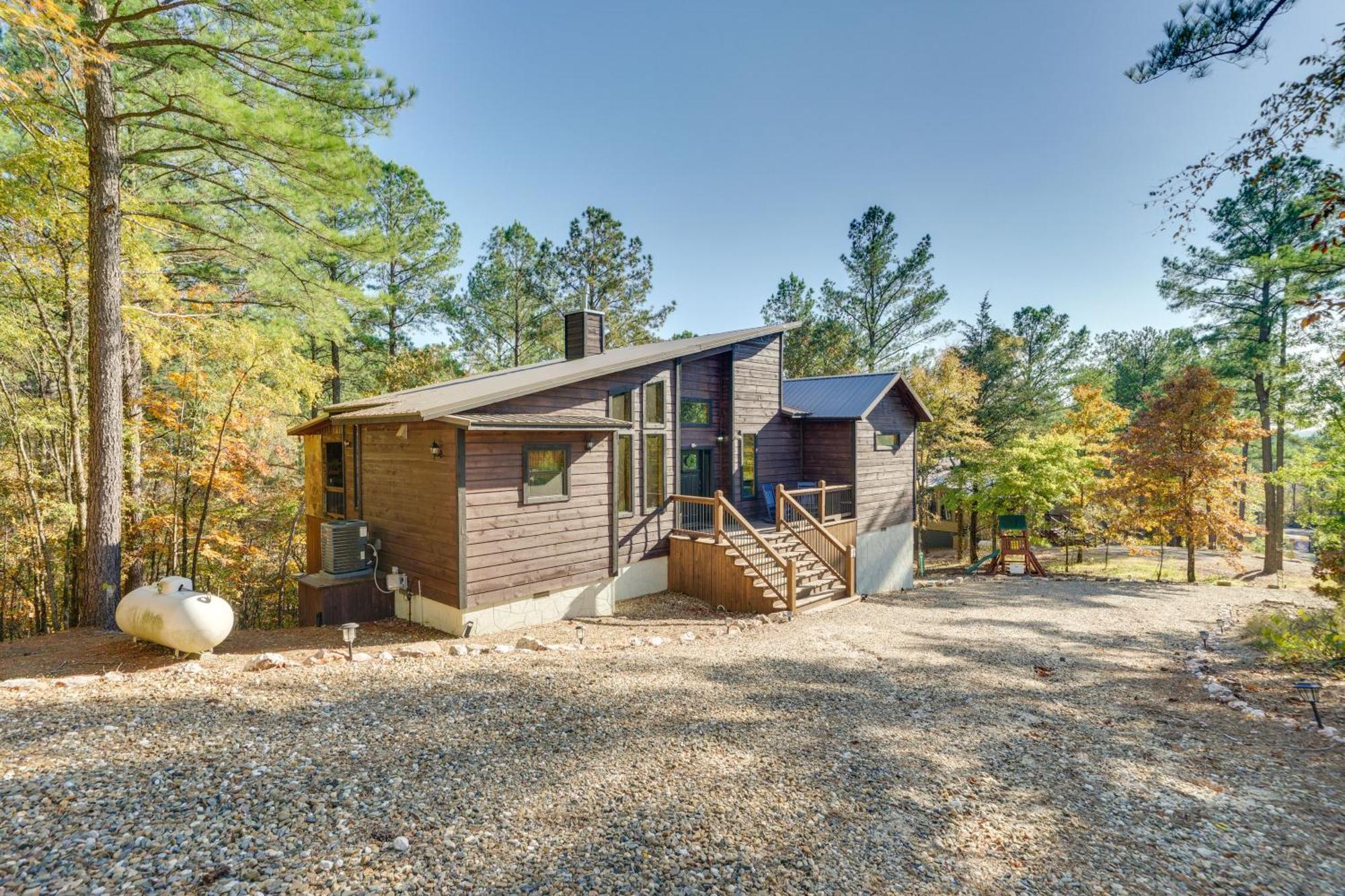 Broken Bow Family Cabin With Fireplace And Hot Tub! ภายนอก รูปภาพ