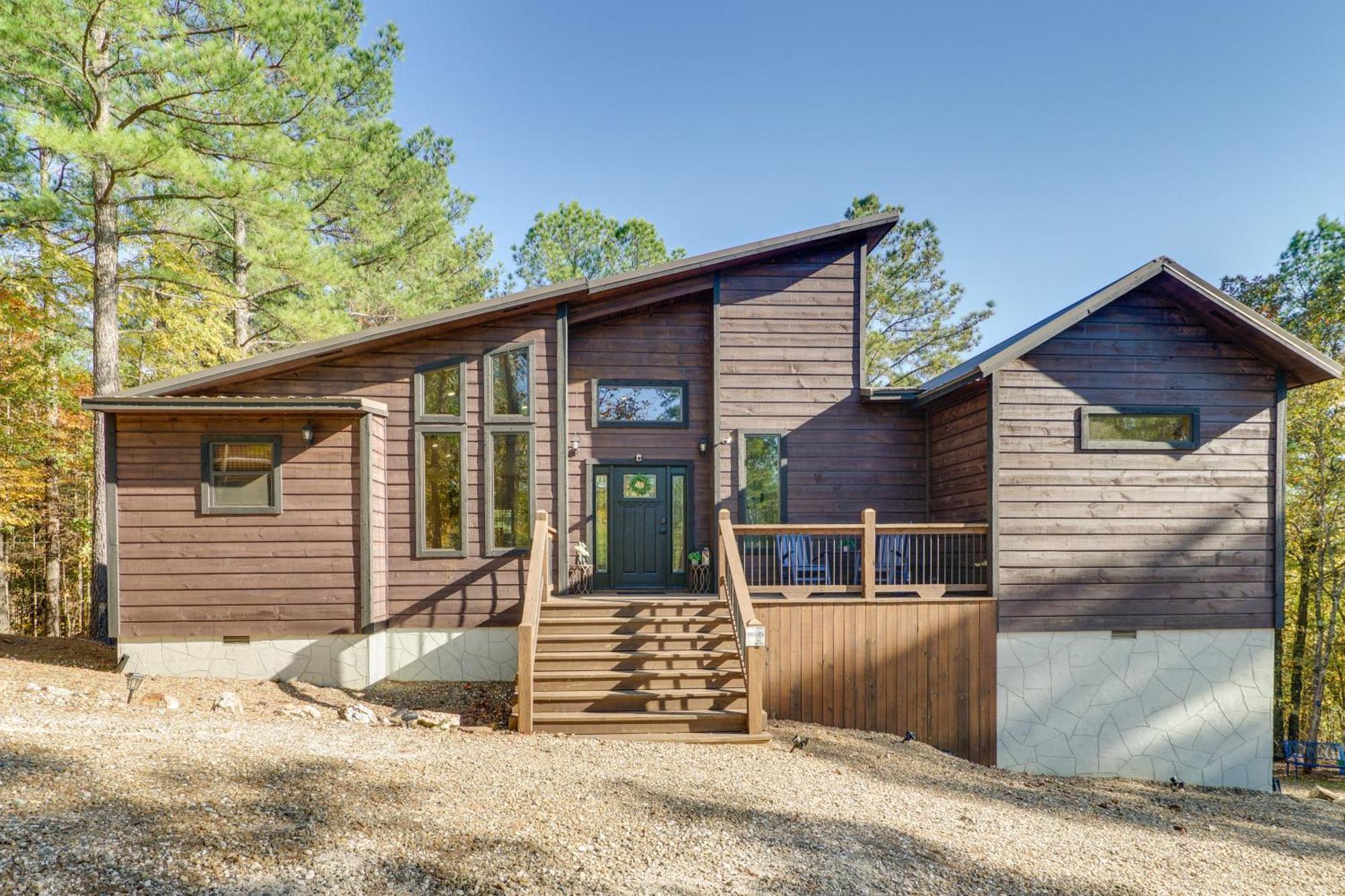 Broken Bow Family Cabin With Fireplace And Hot Tub! ภายนอก รูปภาพ